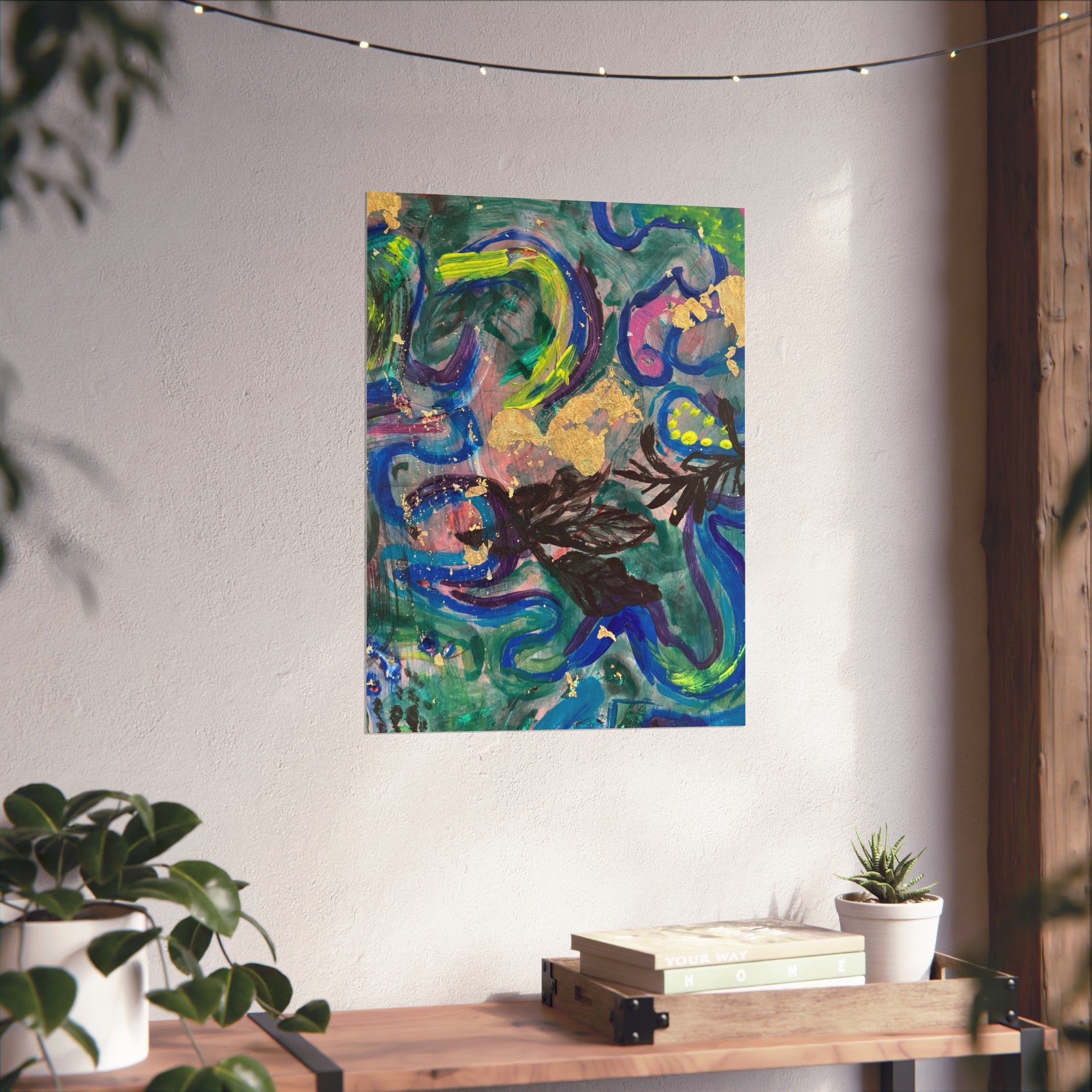 Vibrant Abstract Fine Art Posters for Modern Home Decor, Boho Wall Art, Gift for Art Lovers, Colorful Artistic Prints, Unique Home Accents