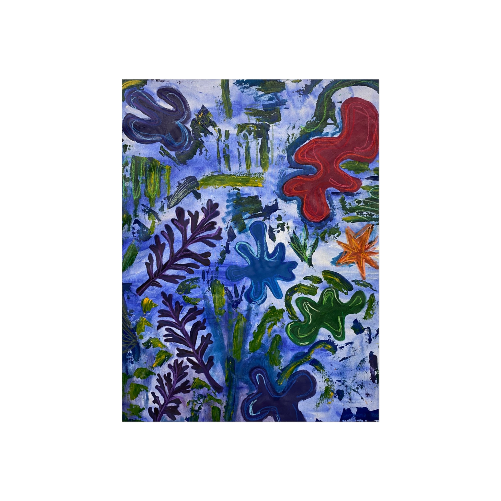 Vibrant Botanical Fine Art Posters, Home Decor, Wall Art, Gift for Nature Lovers, Colorful Art Prints, Modern Artwork