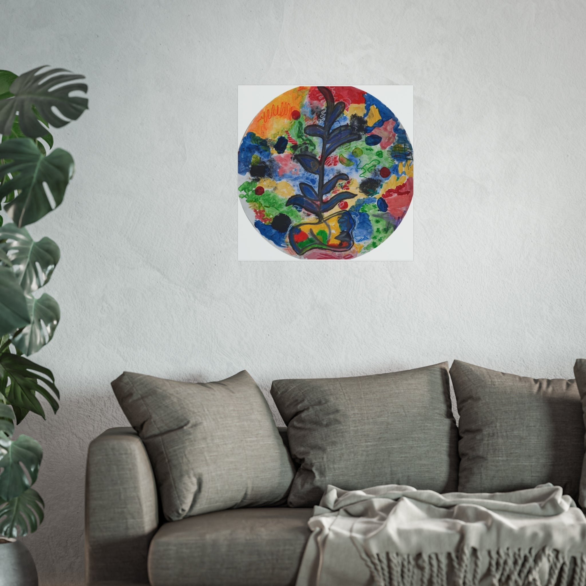 Colorful Abstract Fine Art Posters - Home Décor, Wall Art, Office Decor, Gift for Art Lovers, Boho Wall Decor