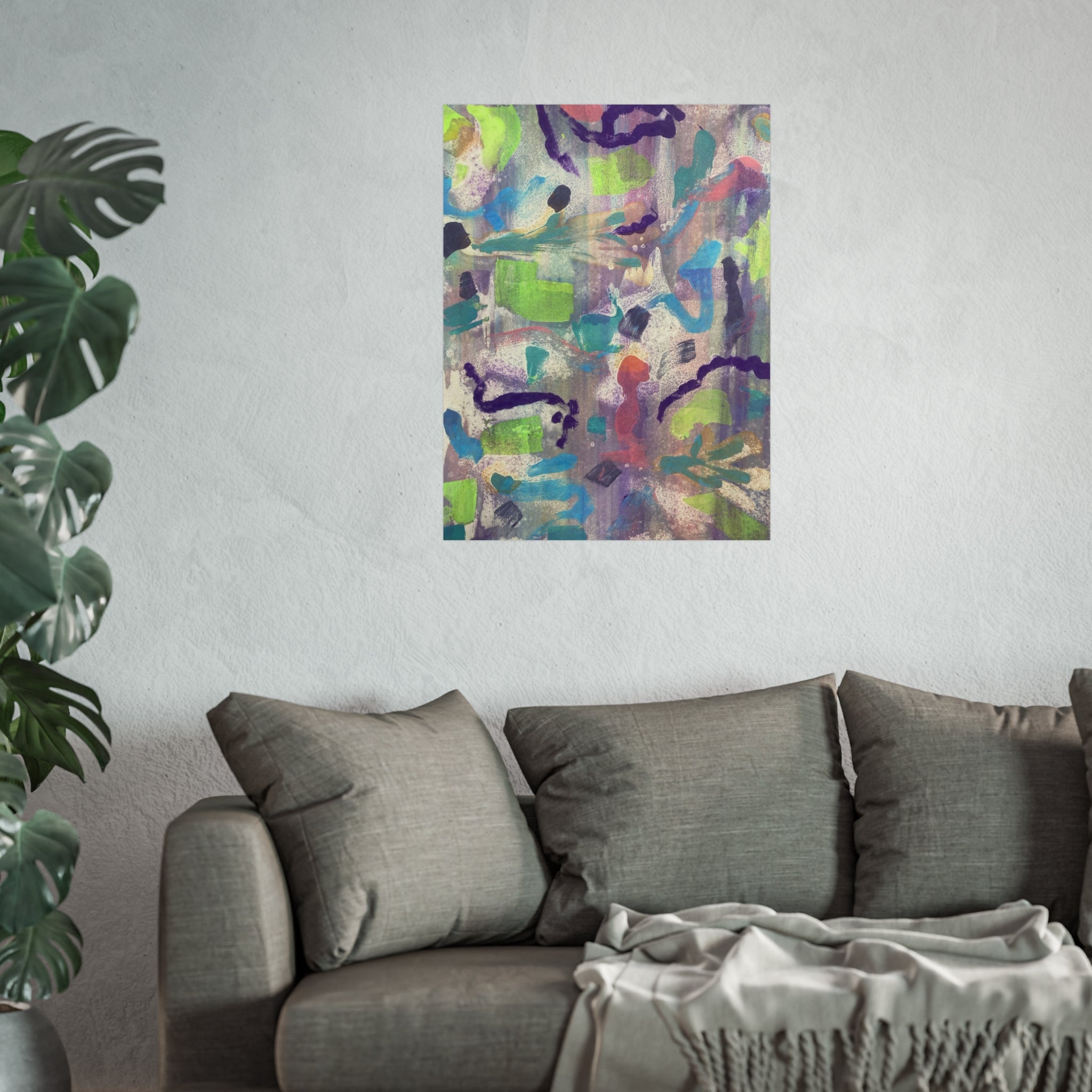 Abstract Colorful Wall Art, Home Decor, Fine Art Prints, Modern Art for Living Room, Unique Gift for Art Lovers