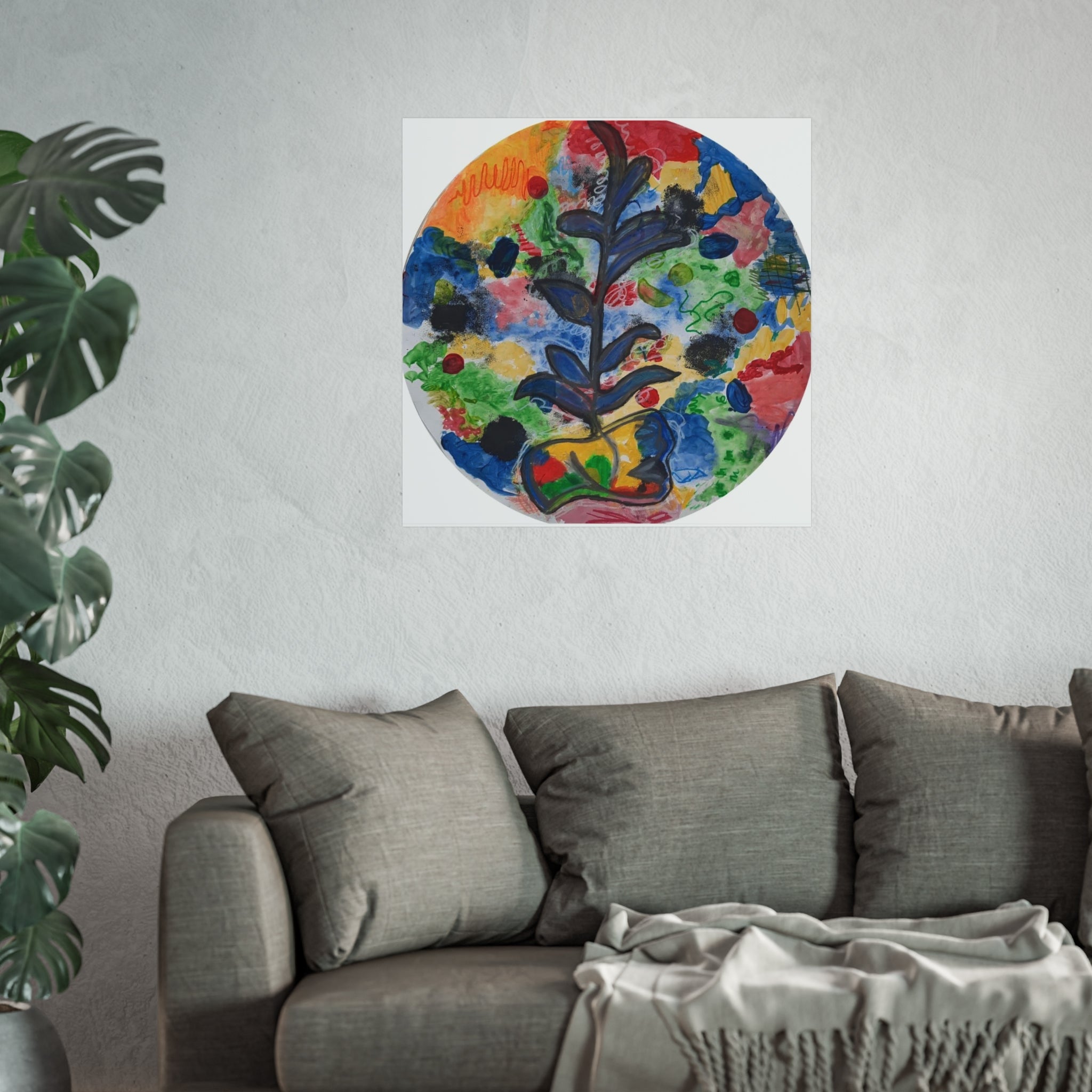 Colorful Abstract Fine Art Posters - Home Décor, Wall Art, Office Decor, Gift for Art Lovers, Boho Wall Decor