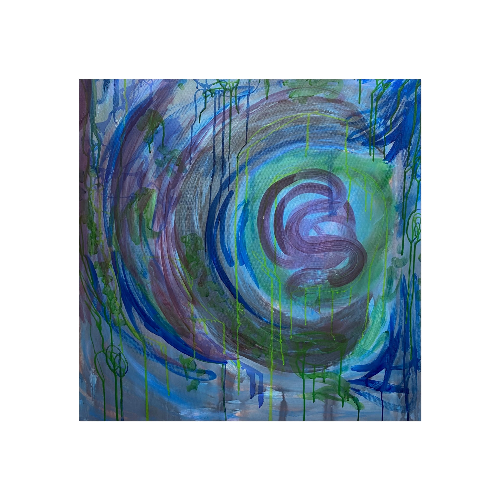 Abstract Wall Art Poster, Modern Fine Art Print, Home Decor, Gallery Wall Art, Colorful Art, Gift for Art Lovers