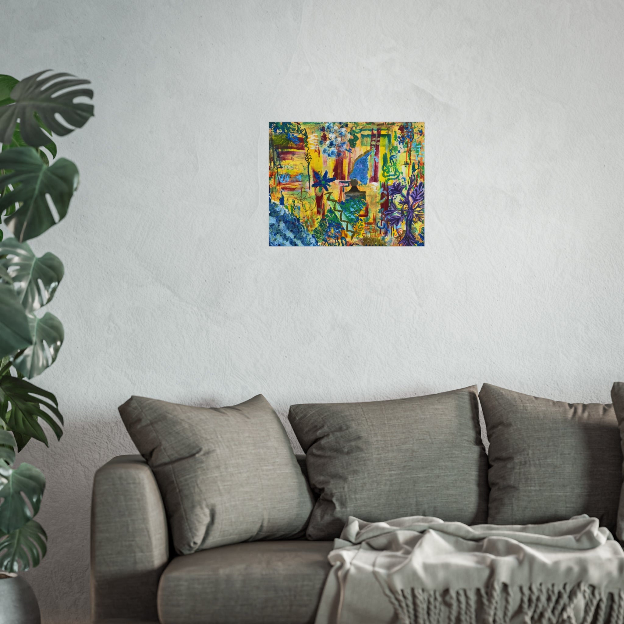 Vibrant Abstract Art Print | Colorful Fine Art Poster for Home Decor, Wall Art, Gift for Art Lovers, Modern Decor, Gallery Wall