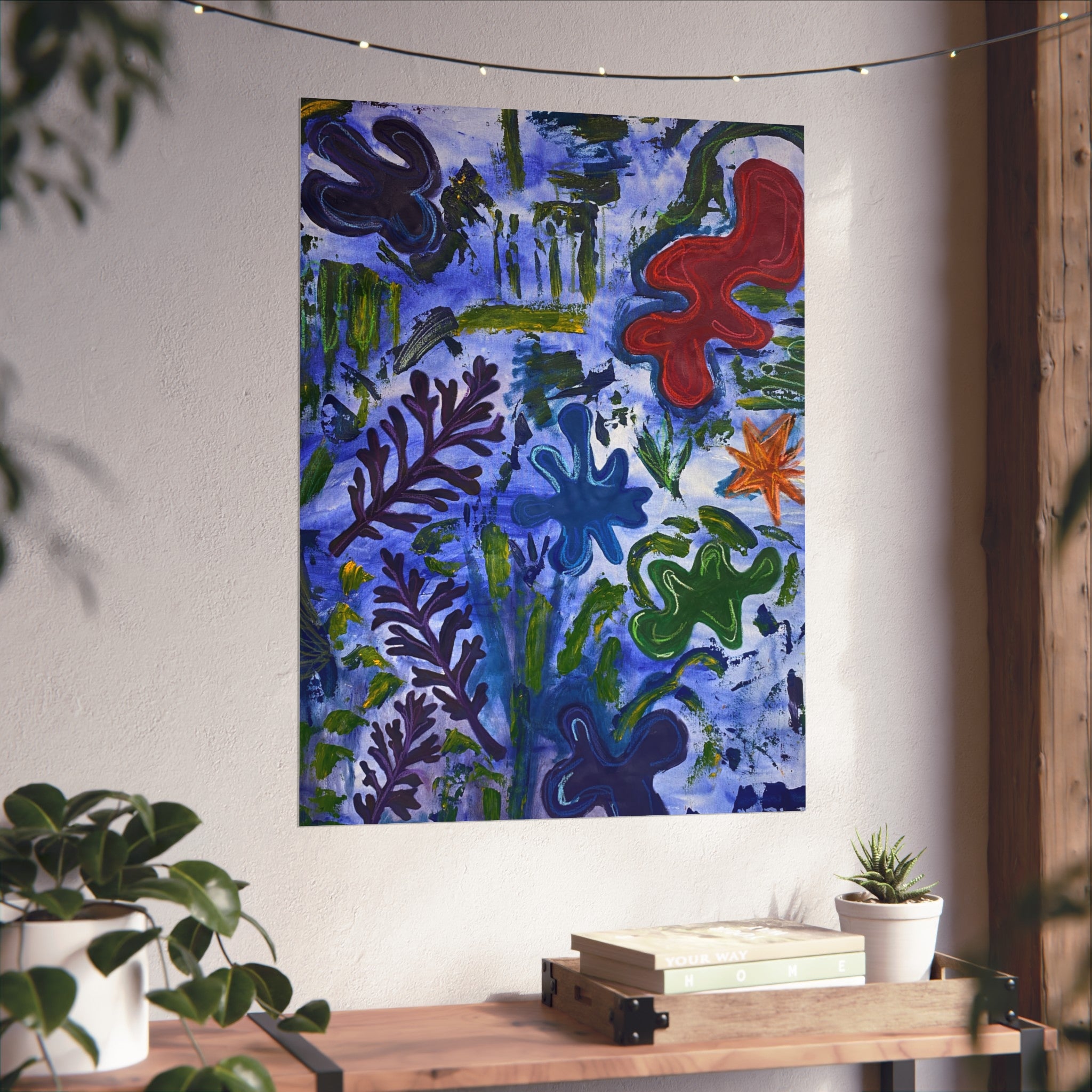 Vibrant Botanical Fine Art Posters, Home Decor, Wall Art, Gift for Nature Lovers, Colorful Art Prints, Modern Artwork