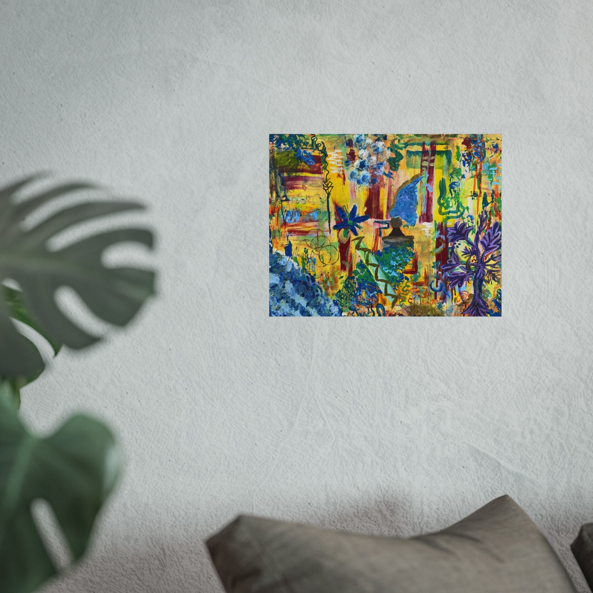 Vibrant Abstract Art Print | Colorful Fine Art Poster for Home Decor, Wall Art, Gift for Art Lovers, Modern Decor, Gallery Wall