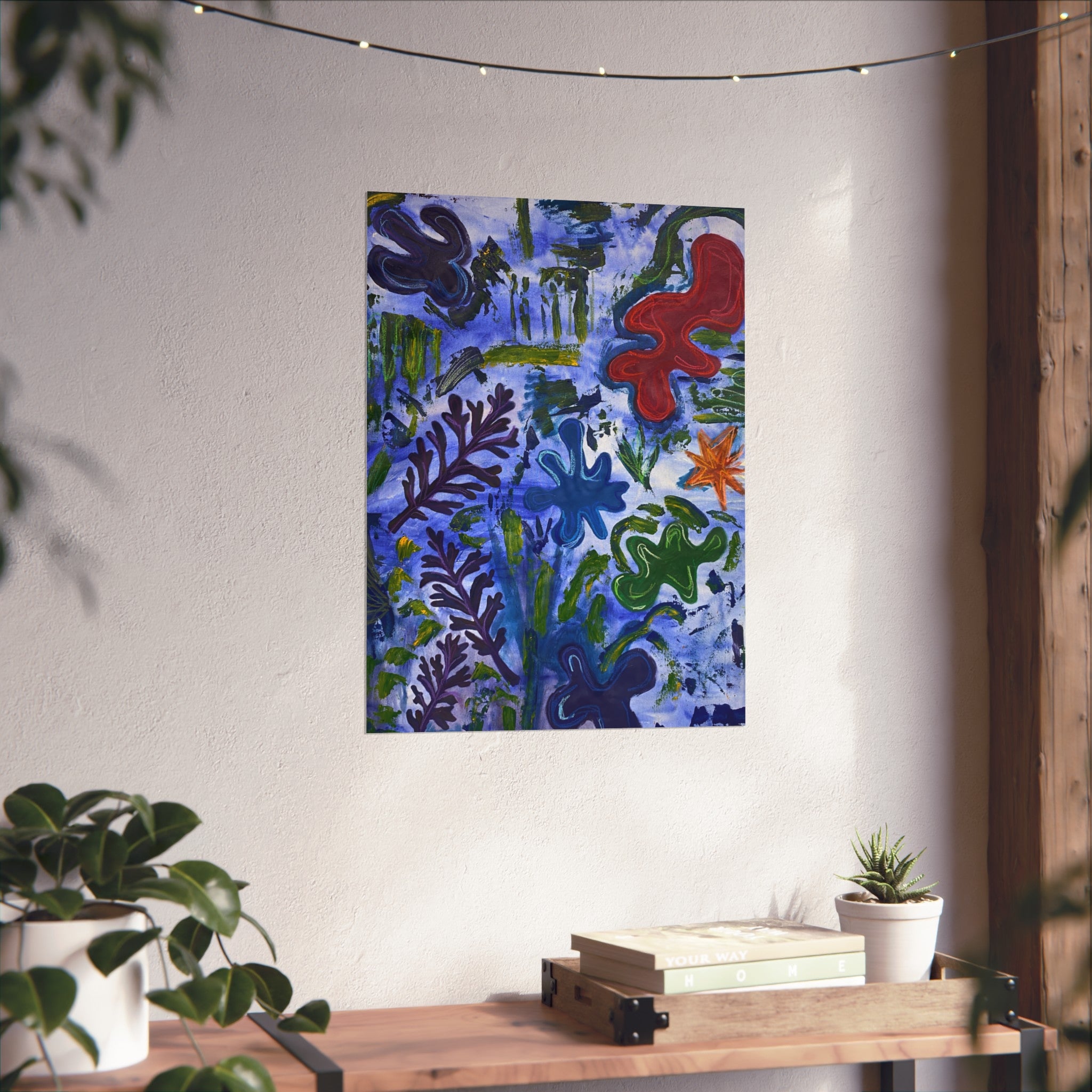 Vibrant Botanical Fine Art Posters, Home Decor, Wall Art, Gift for Nature Lovers, Colorful Art Prints, Modern Artwork