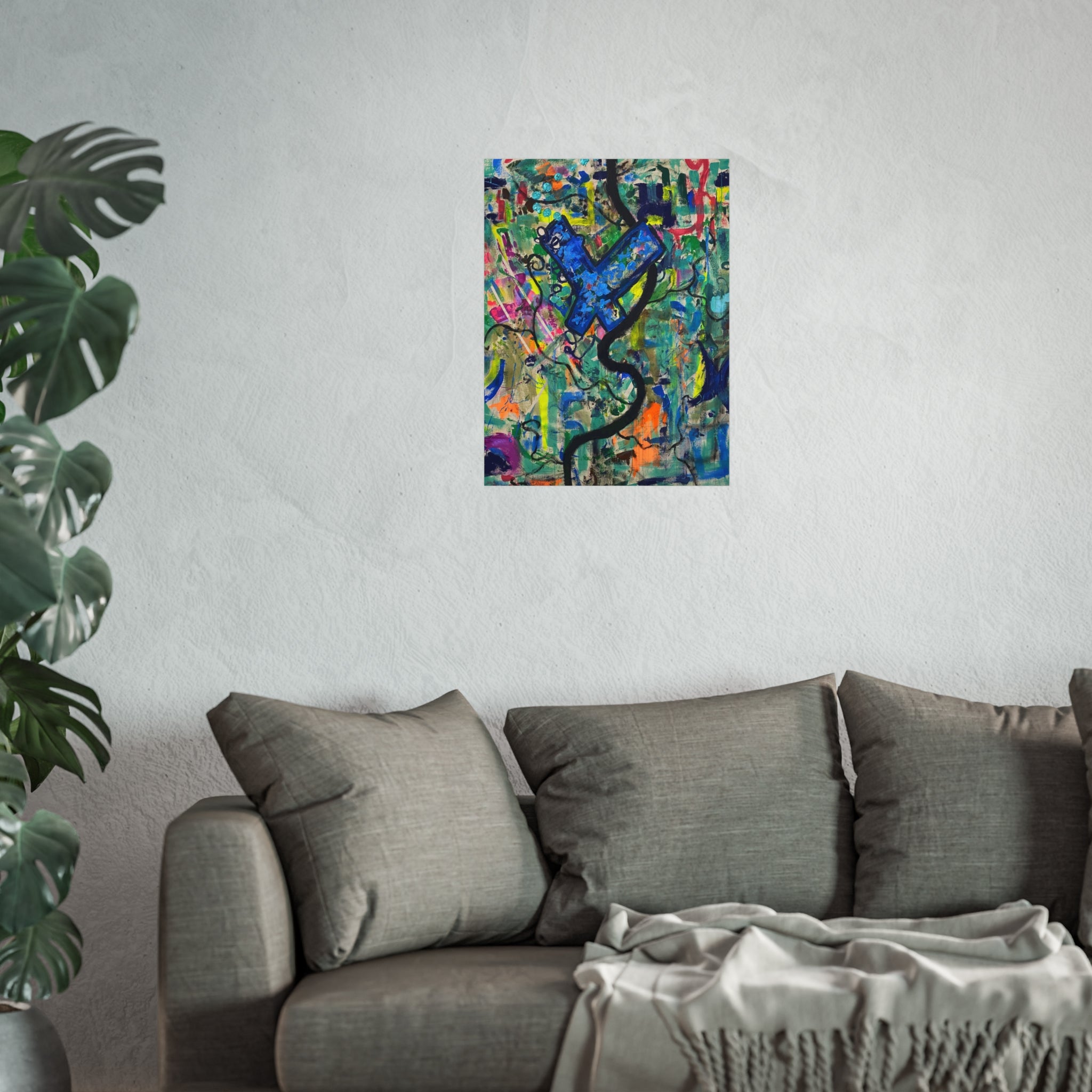 Colorful Abstract Fine Art Posters for Home Decor, Wall Art, Gift for Art Lovers, Living Room Wall Decor, Unique Artwork