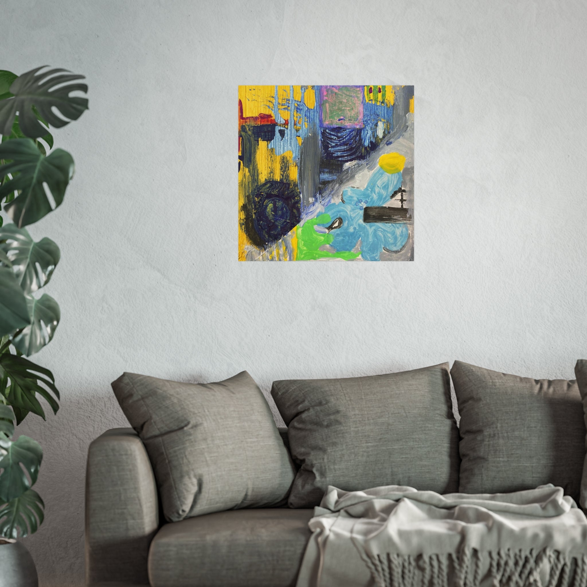 Vibrant Fine Art Posters, Colorful Wall Art, Abstract Decor, Living Room Artwork, Modern Home Aesthetic