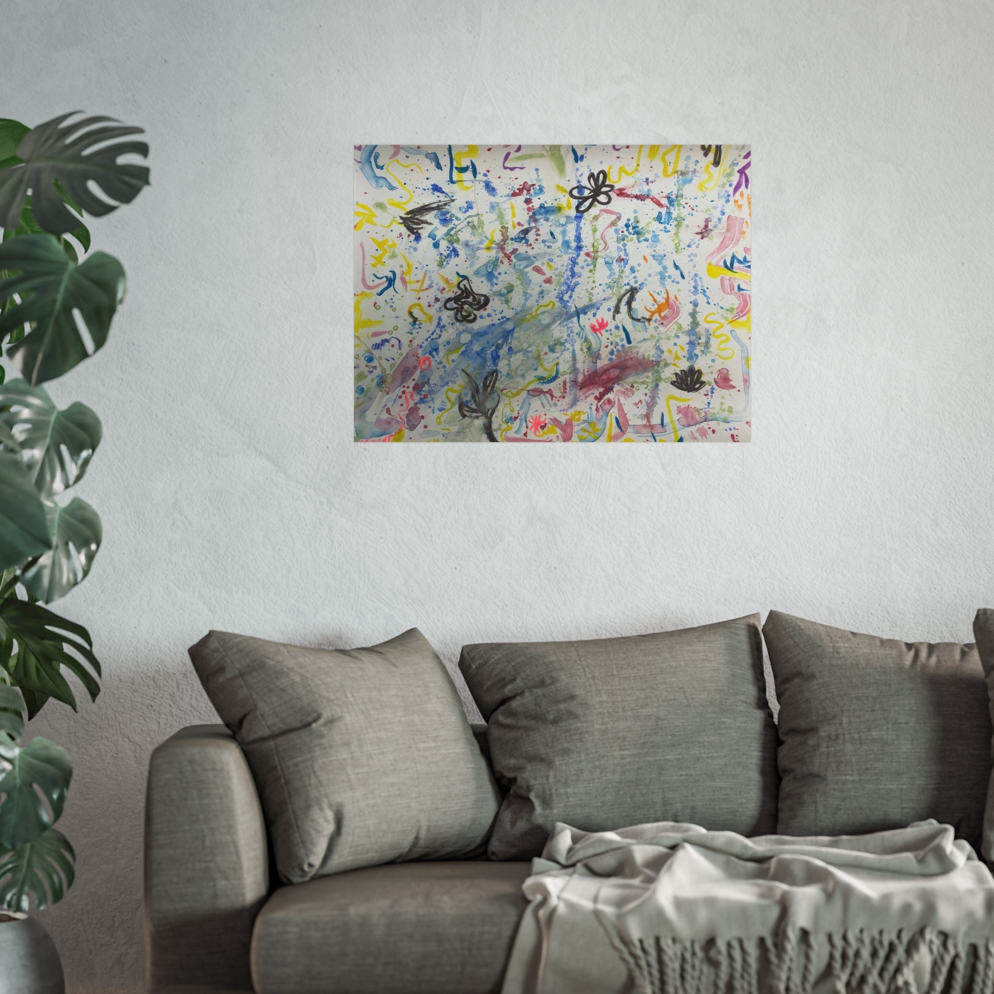 Colorful Abstract Fine Art Posters for Home Decor, Wall Art, Gift for Art Lovers, Vibrant Office Decor, Unique Wall Prints