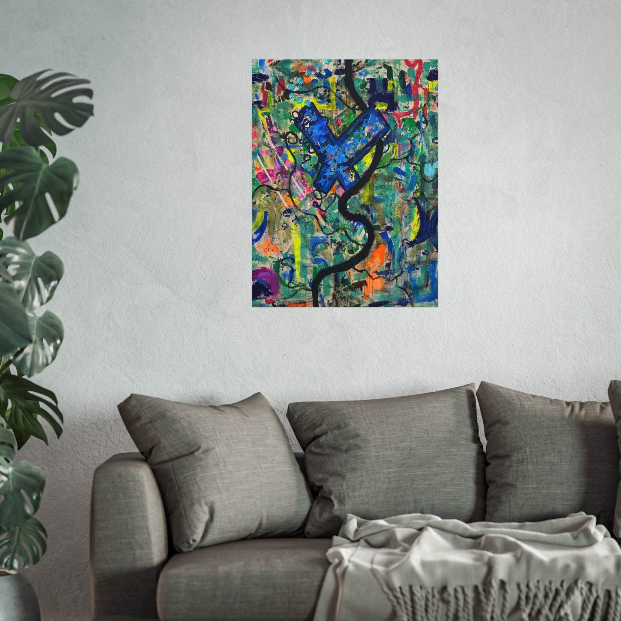 Colorful Abstract Fine Art Posters for Home Decor, Wall Art, Gift for Art Lovers, Living Room Wall Decor, Unique Artwork
