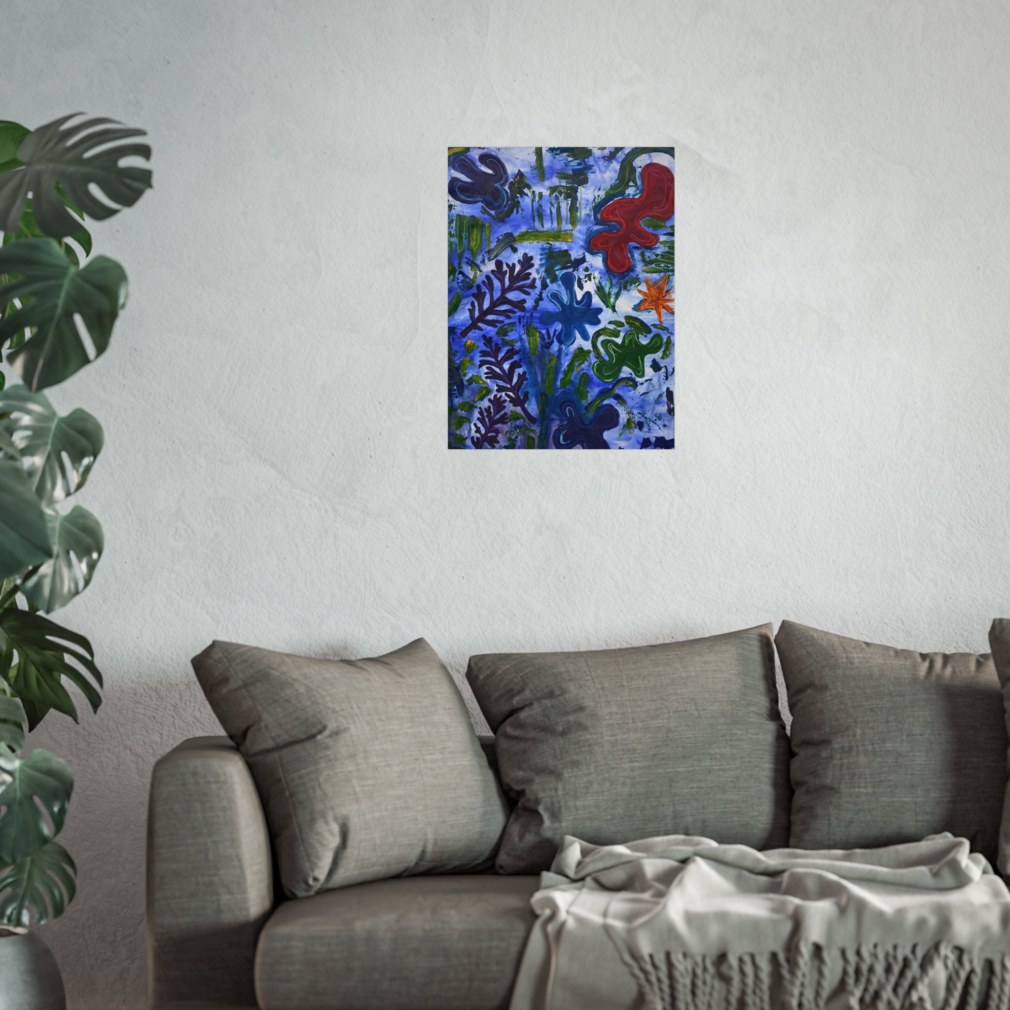 Vibrant Botanical Fine Art Posters, Home Decor, Wall Art, Gift for Nature Lovers, Colorful Art Prints, Modern Artwork