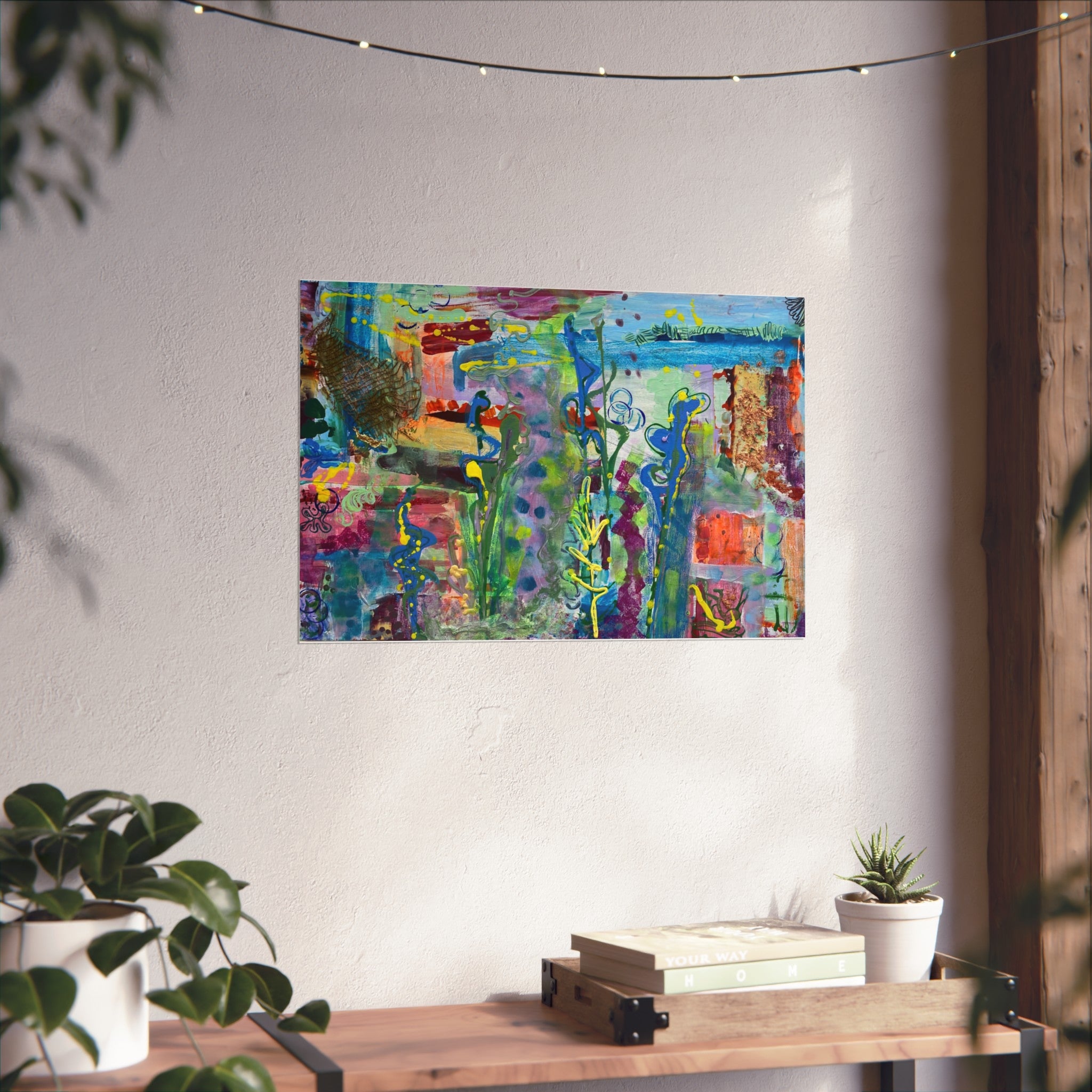 Vibrant Fine Art Posters for Home Decor, Colorful Wall Art, Gallery Wall, Abstract Artwork, Unique Gift Idea