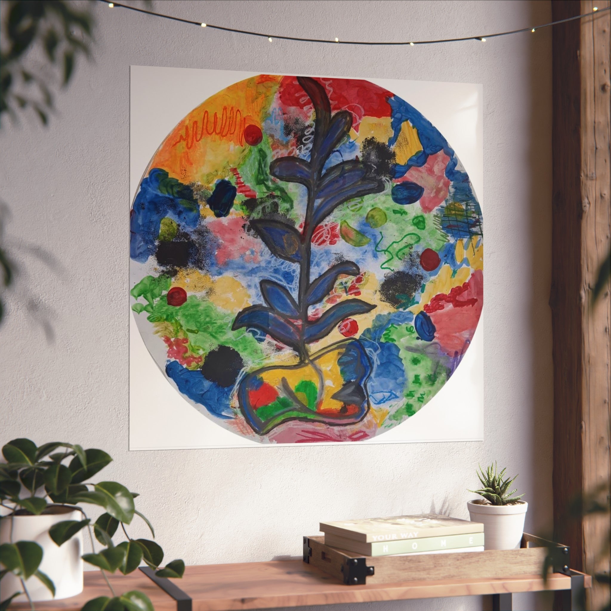 Colorful Abstract Fine Art Posters - Home Décor, Wall Art, Office Decor, Gift for Art Lovers, Boho Wall Decor