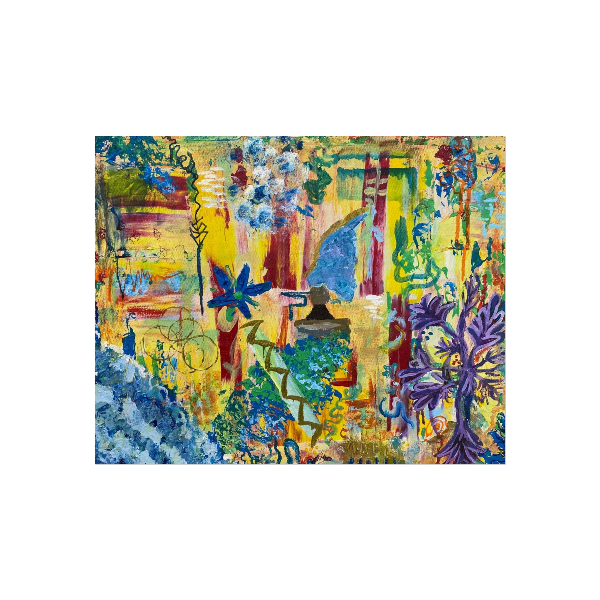 Vibrant Abstract Art Print | Colorful Fine Art Poster for Home Decor, Wall Art, Gift for Art Lovers, Modern Decor, Gallery Wall