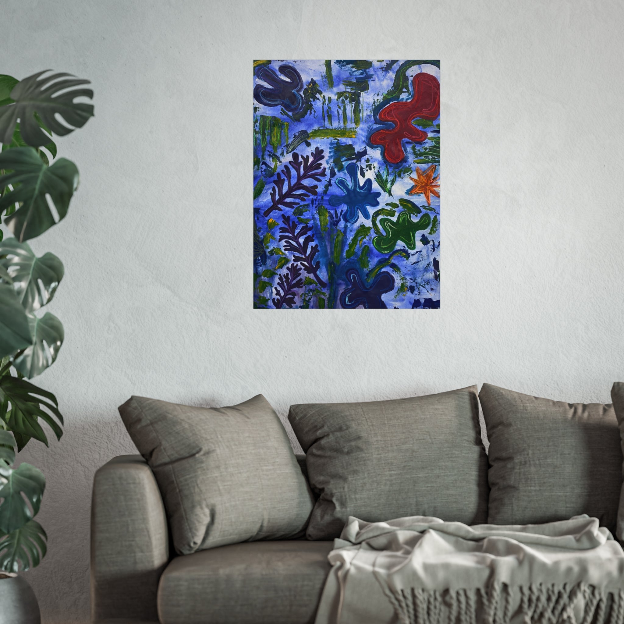 Vibrant Botanical Fine Art Posters, Home Decor, Wall Art, Gift for Nature Lovers, Colorful Art Prints, Modern Artwork