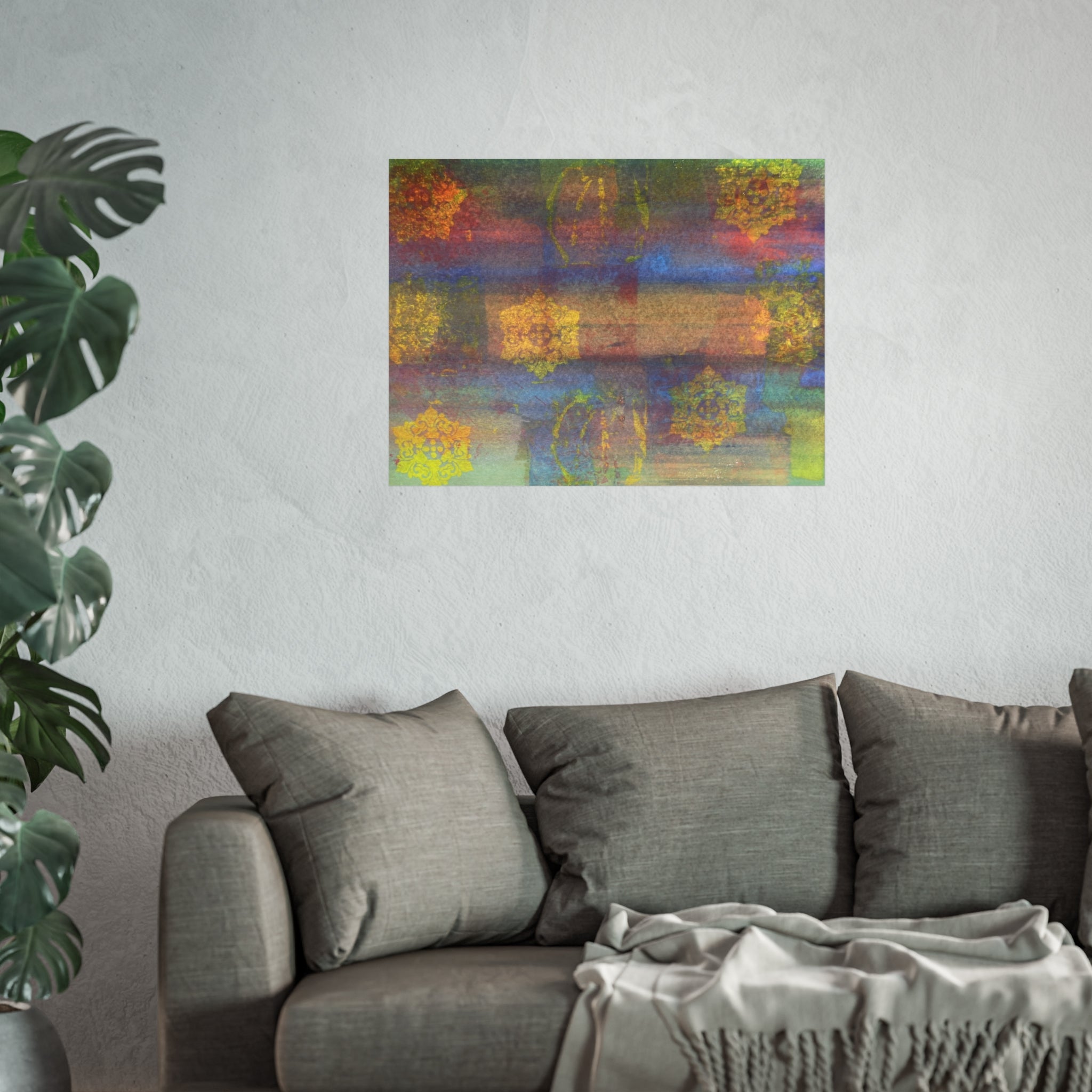 Vibrant Abstract Fine Art Posters, Colorful Wall Decor, Modern Home Art, Gift for Art Lovers, Contemporary Art Print