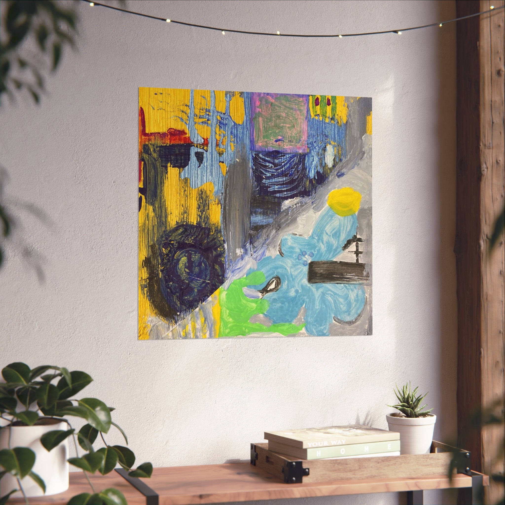 Vibrant Fine Art Posters, Colorful Wall Art, Abstract Decor, Living Room Artwork, Modern Home Aesthetic