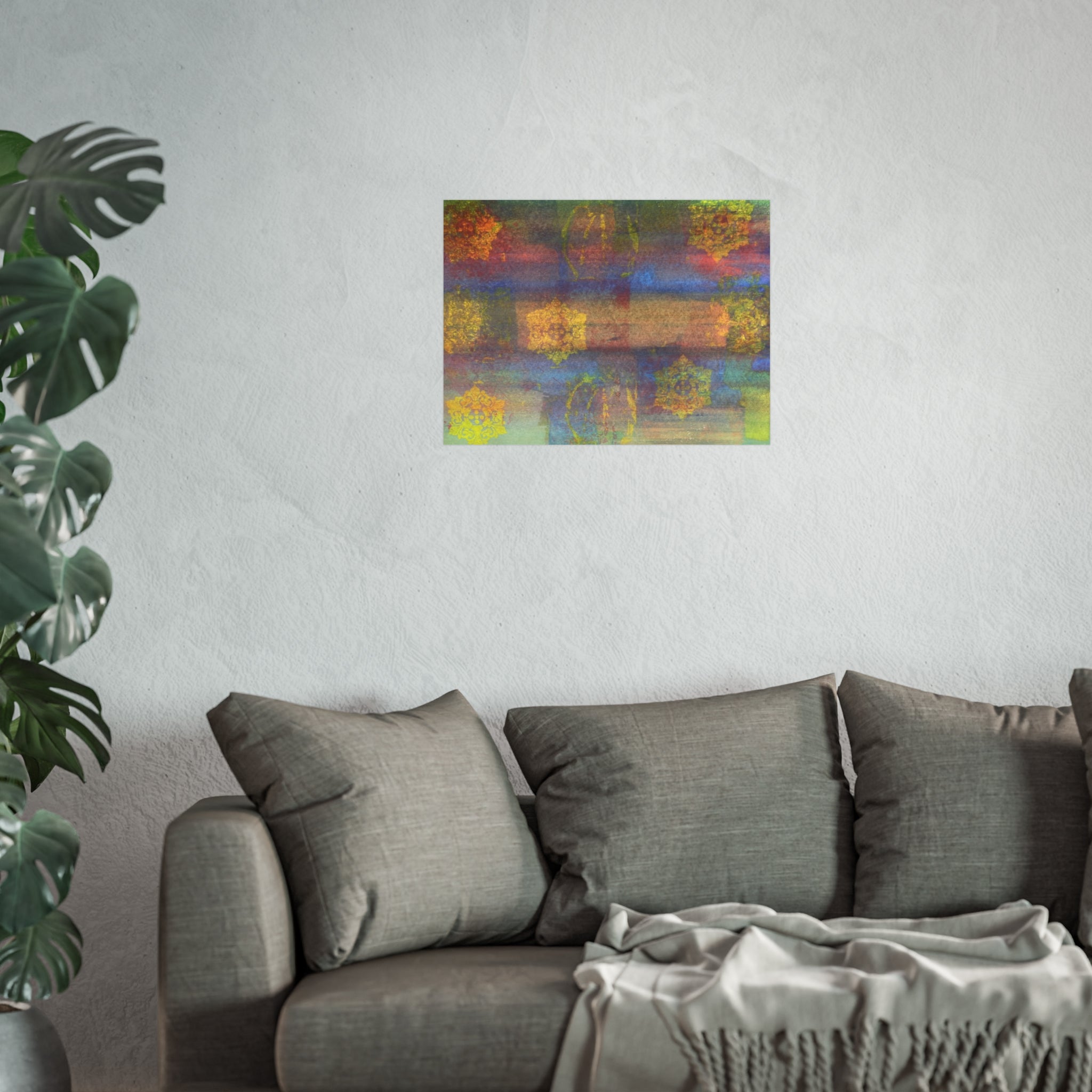 Vibrant Abstract Fine Art Posters, Colorful Wall Decor, Modern Home Art, Gift for Art Lovers, Contemporary Art Print
