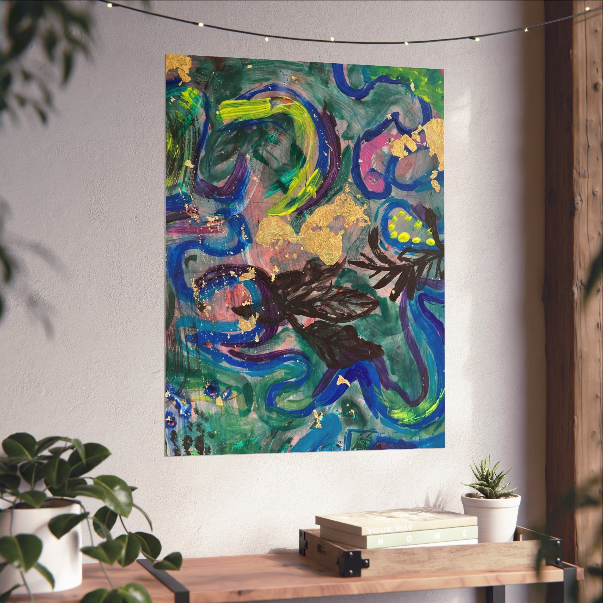 Vibrant Abstract Fine Art Posters for Modern Home Decor, Boho Wall Art, Gift for Art Lovers, Colorful Artistic Prints, Unique Home Accents