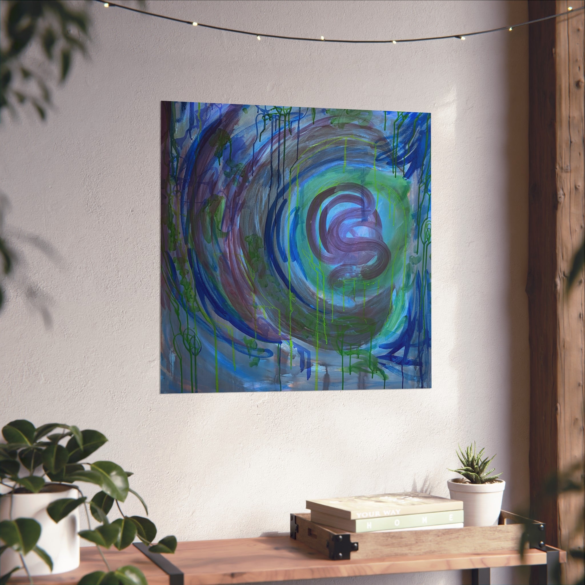 Abstract Wall Art Poster, Modern Fine Art Print, Home Decor, Gallery Wall Art, Colorful Art, Gift for Art Lovers