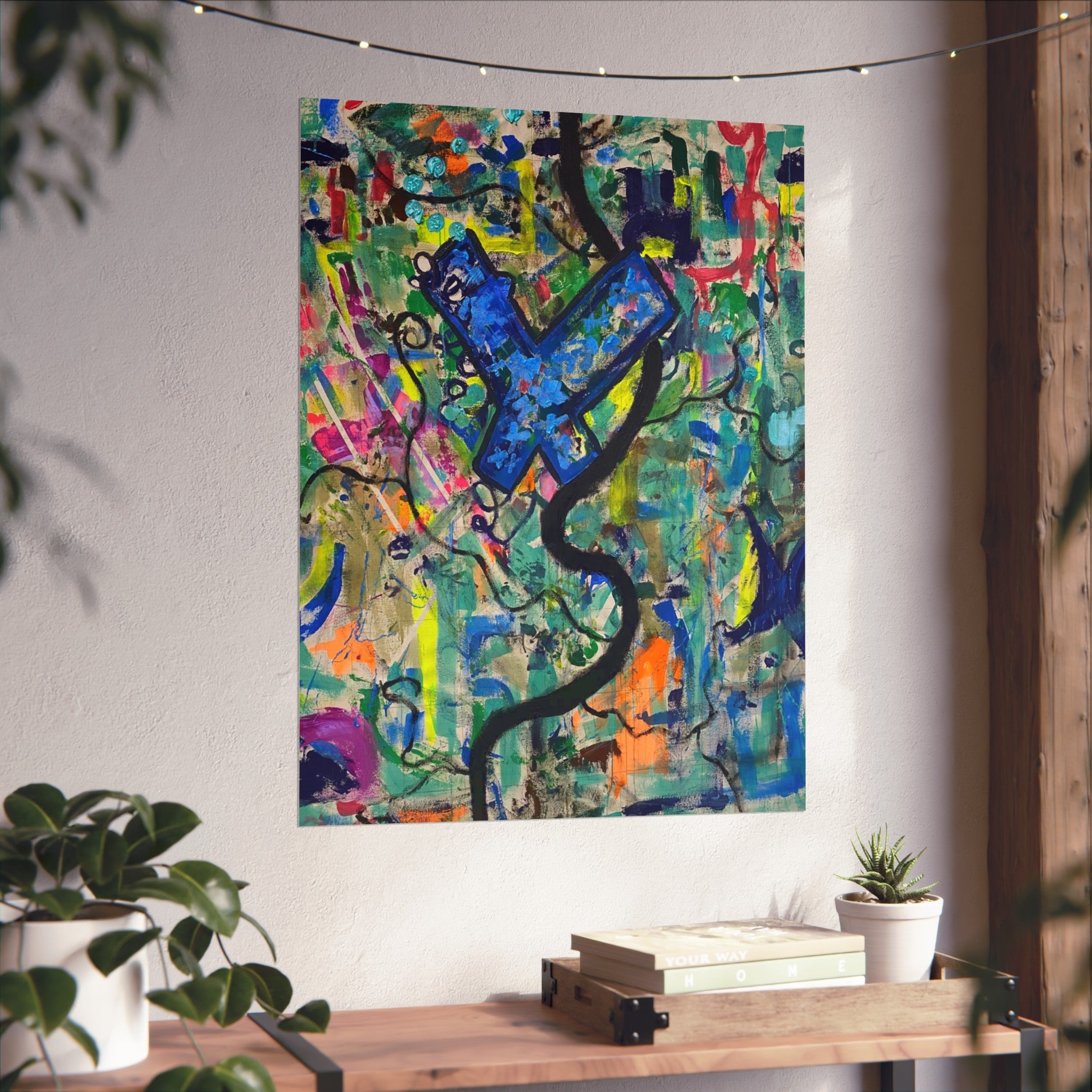 Colorful Abstract Fine Art Posters for Home Decor, Wall Art, Gift for Art Lovers, Living Room Wall Decor, Unique Artwork