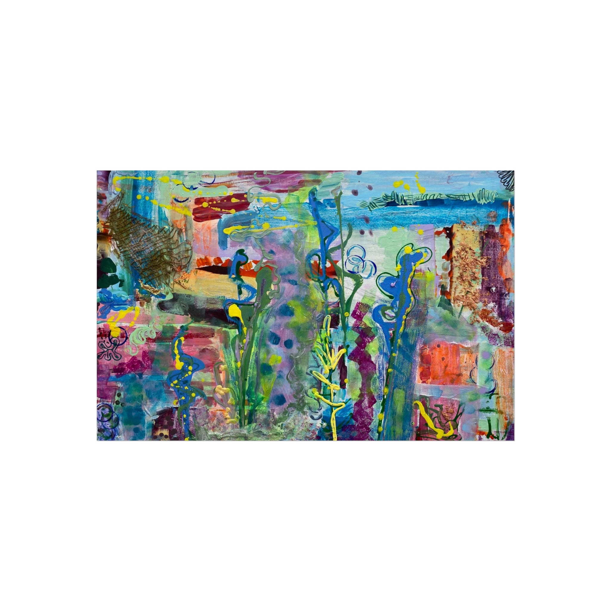 Vibrant Fine Art Posters for Home Decor, Colorful Wall Art, Gallery Wall, Abstract Artwork, Unique Gift Idea