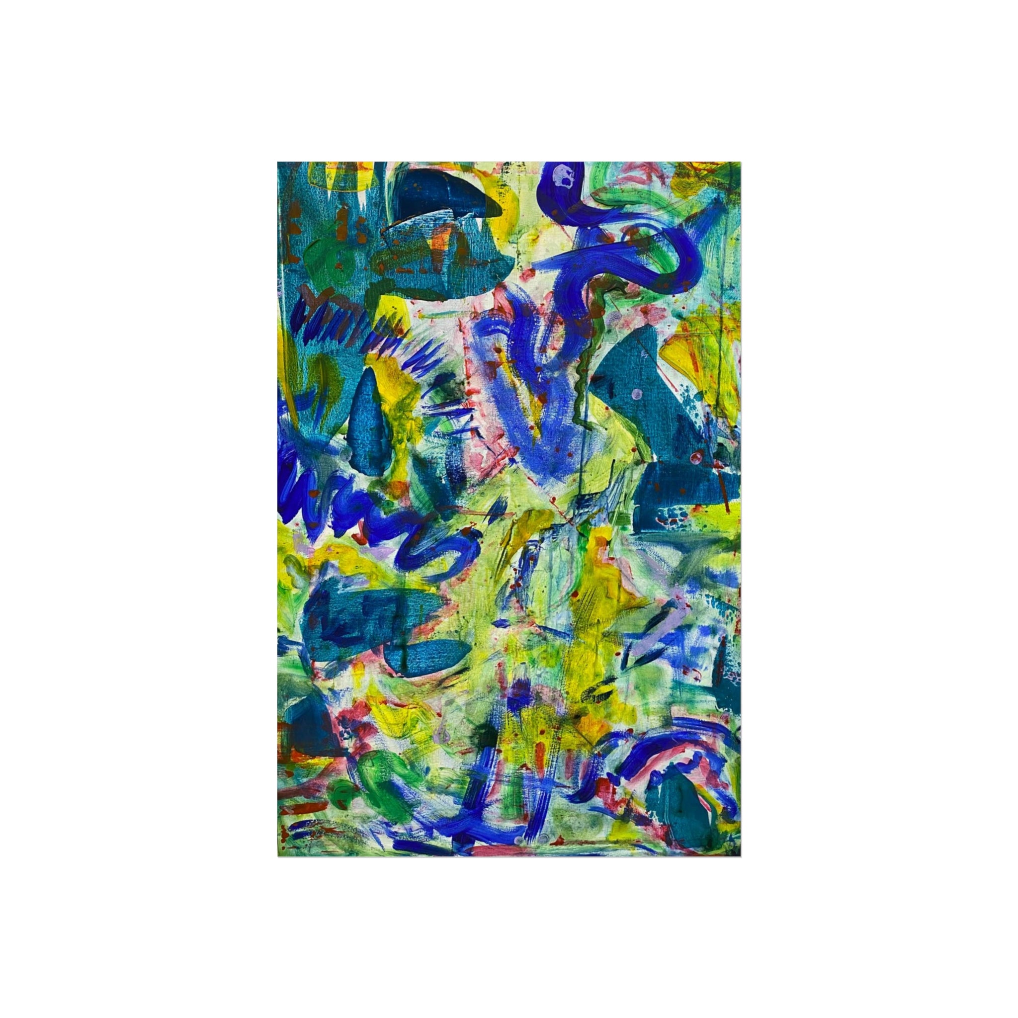Vibrant Abstract Fine Art Posters, Colorful Wall Decor, Modern Home Art, Living Room Decoration, Gift for Art Lovers