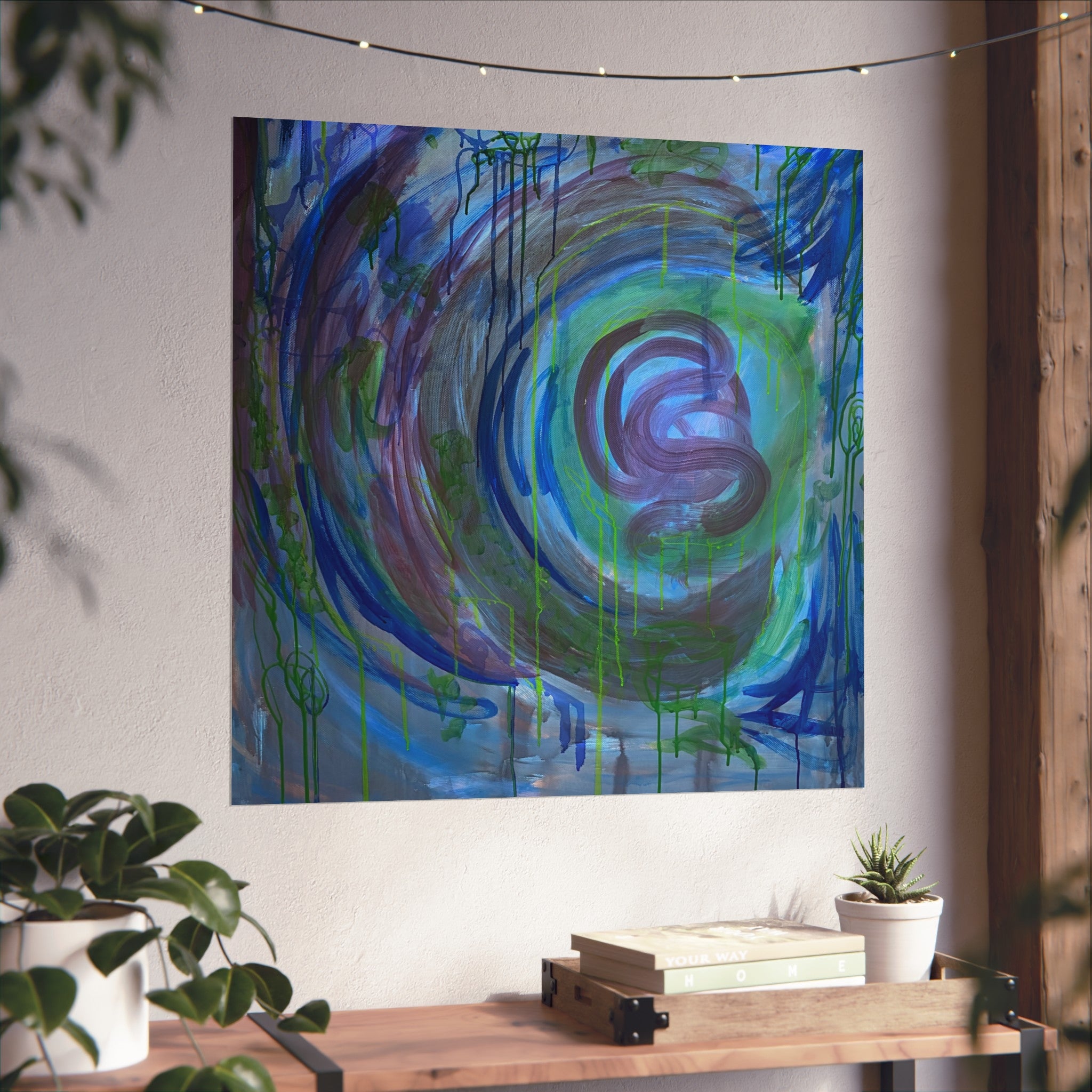 Abstract Wall Art Poster, Modern Fine Art Print, Home Decor, Gallery Wall Art, Colorful Art, Gift for Art Lovers