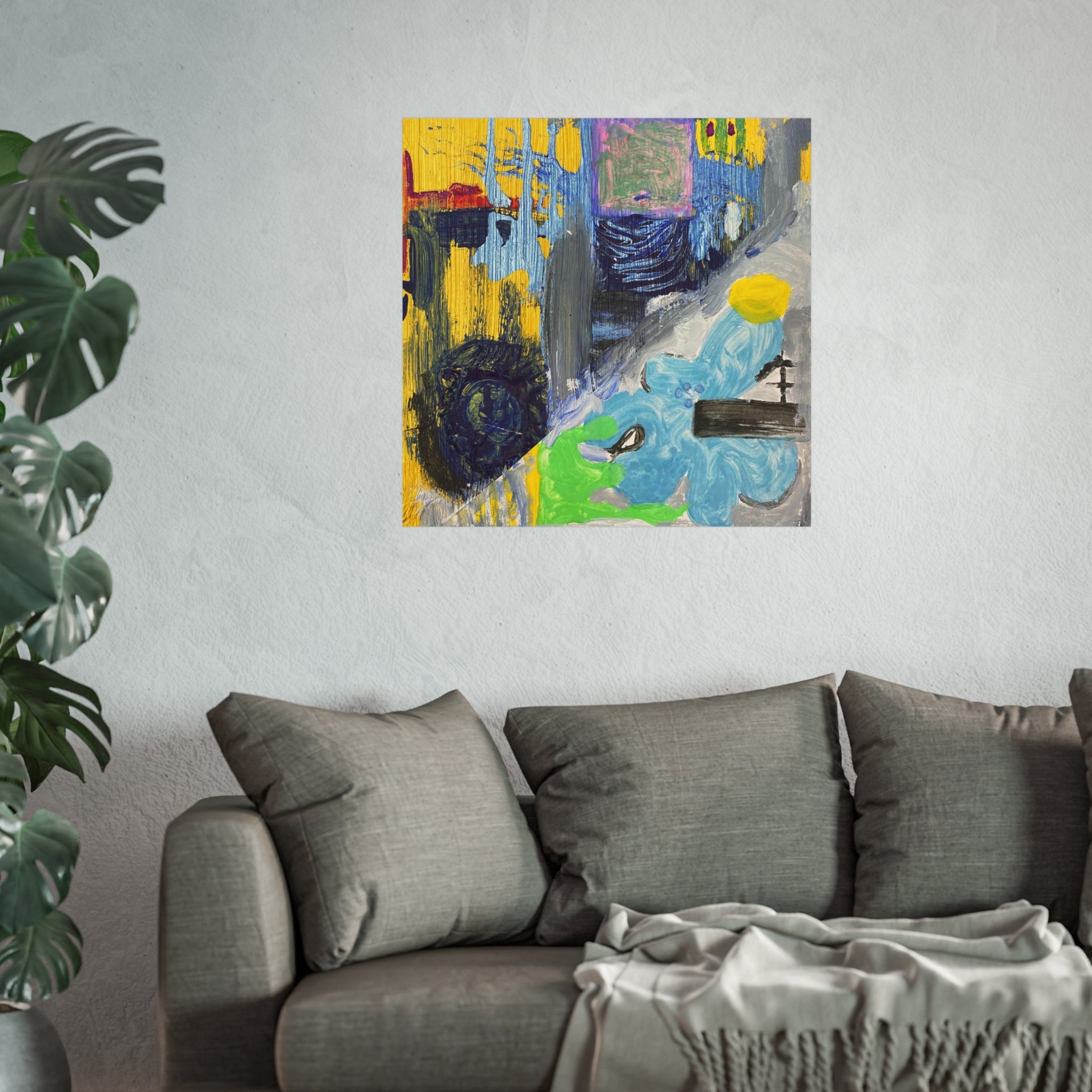 Vibrant Fine Art Posters, Colorful Wall Art, Abstract Decor, Living Room Artwork, Modern Home Aesthetic