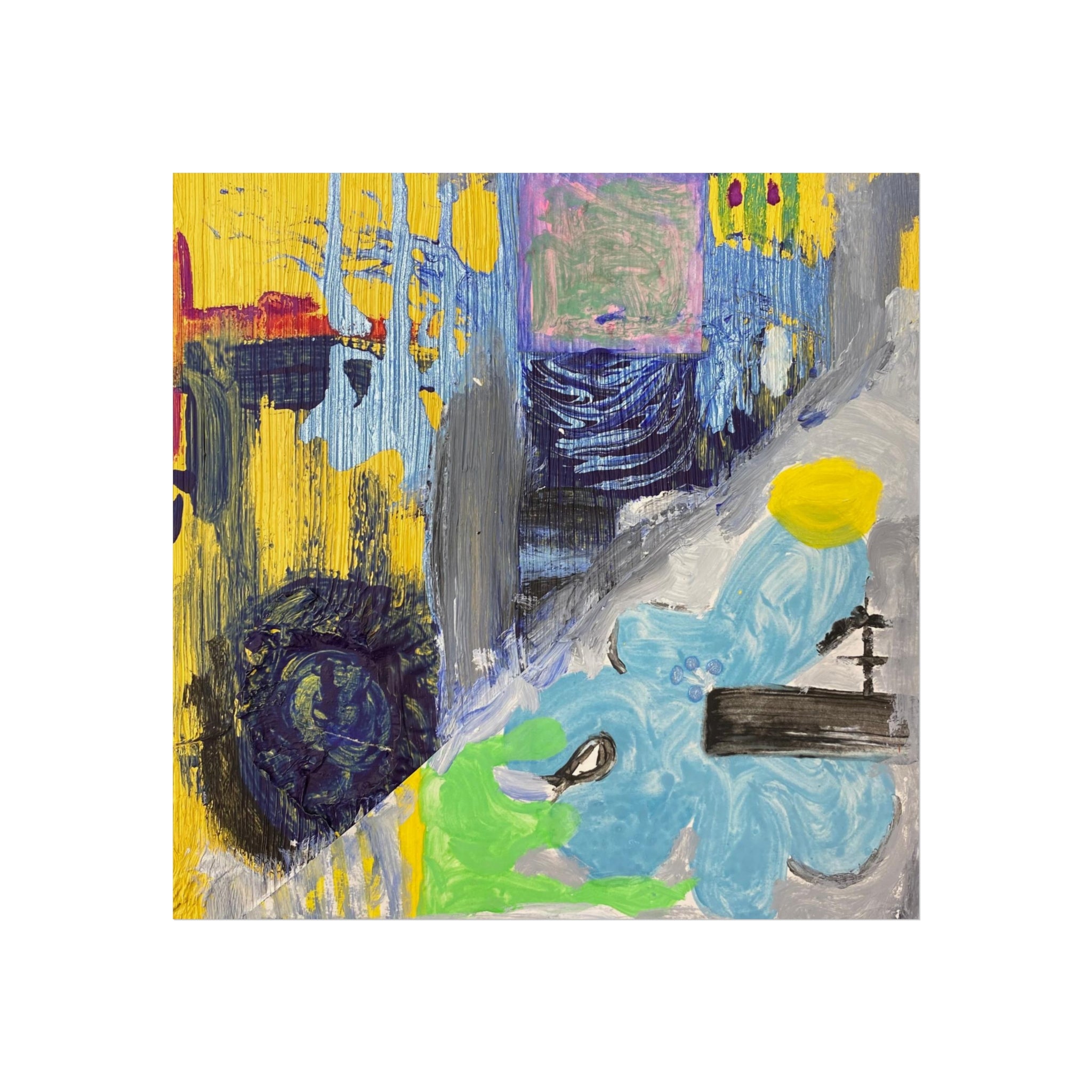 Vibrant Fine Art Posters, Colorful Wall Art, Abstract Decor, Living Room Artwork, Modern Home Aesthetic