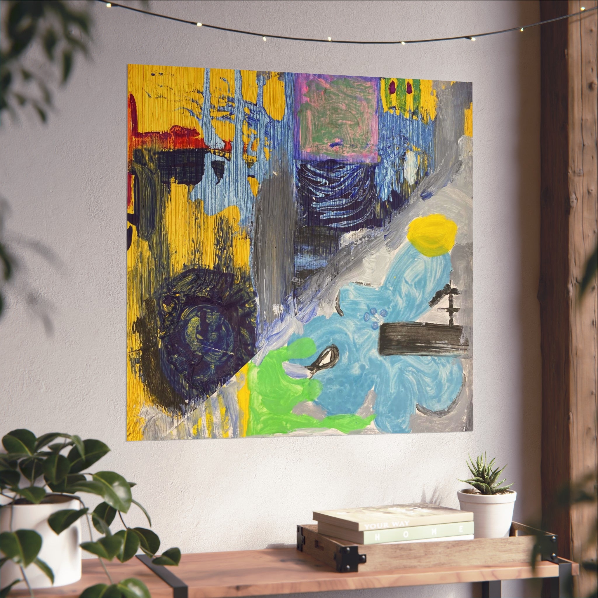 Vibrant Fine Art Posters, Colorful Wall Art, Abstract Decor, Living Room Artwork, Modern Home Aesthetic