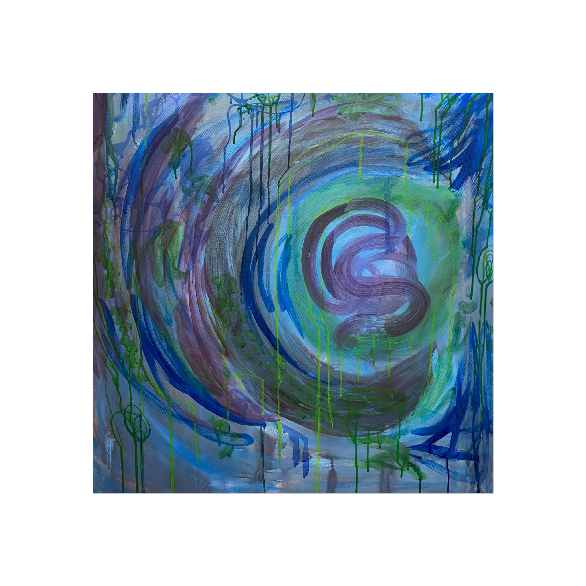 Abstract Wall Art Poster, Modern Fine Art Print, Home Decor, Gallery Wall Art, Colorful Art, Gift for Art Lovers